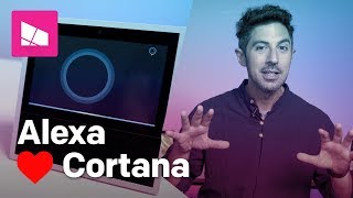 First look at Amazon Alexa and Microsoft Cortana voice integration