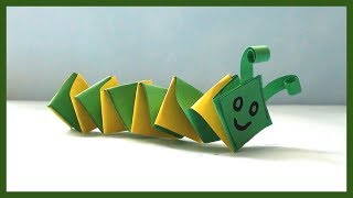 DIY Paper Caterpillar | Paper Crafts for kids and beginners