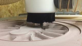 BR Standard Class 2 Wheel pattern CNC Pattern vid 2