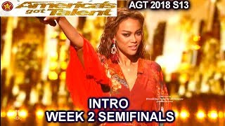 INTRO SEMI-FINALS Week 2 America's Got Talent 2018 AGT Season 13