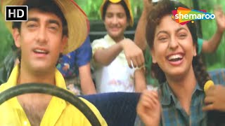 Yun Hi Kat Jaayega Safar | Hum Hain Rahi Pyar Ke | Aamir Khan | Juhi Chawla | 90s Hit Picnic Songs