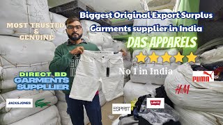 No 1 Original branded export surplus Garments supplier in India 💎| Most Trusted \u0026 Genuine wholesaler