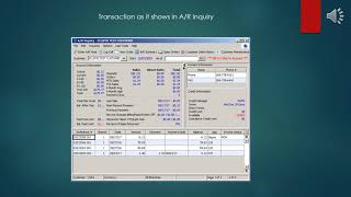 Epicor Eclipse Element / Vantiv Credit Card Solar Payment on Accont