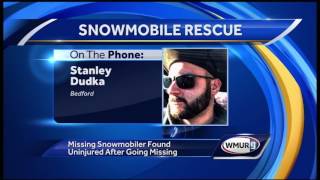 Missing snowmobiler found