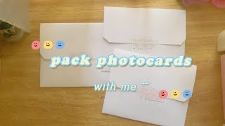 pack photocards with me ^^