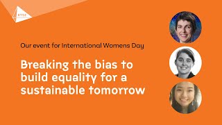 International Women’s Day — Sustain Change
