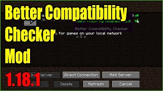 Better Compatibility Checker Mod 1.18.1 Download - How to install it for Minecraft PC