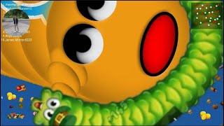 🐍WORMATE ZONE.IO | Rắn Săn Mồi #413 BIGGEST SNAKE | Epic Worms Zone Best Gameplay | Wahono Chanel15