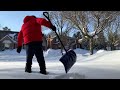 村里又下雪了，一夜之间又白雪皑皑了，太厚了巨难铲