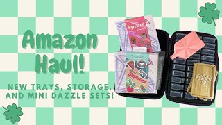 Amazon Haul - New Diamond Painting Goodies || New Trays, Storage, and Mini Dazzle Sets!