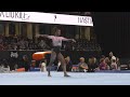 anya pilgrim floor exercise 2023 nastia liukin cup