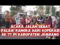 Jalan sehat dalam rangka hari koperasi ke 77 di kabupaten Jombang 2024