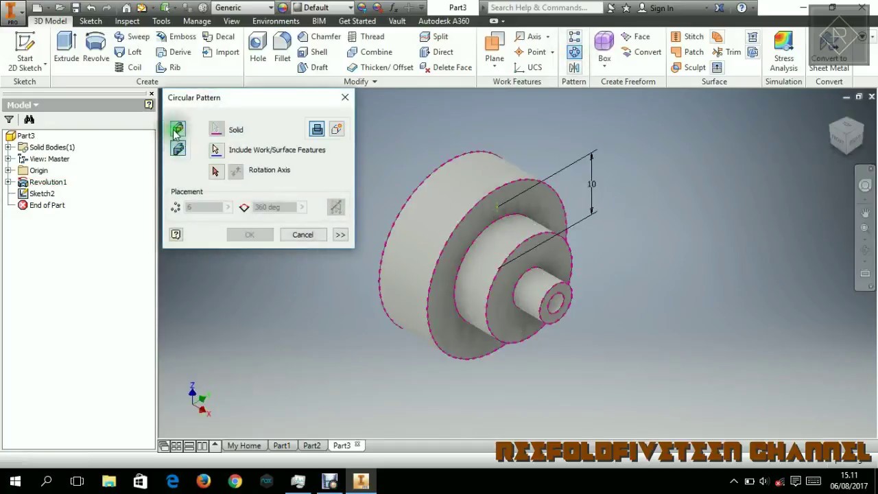 Autodesk Inventor Beginner Part1 Basic Hd Youtube