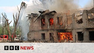 Ukraine war: Hospital destroyed by Russian missile attack - BBC News