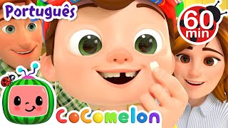 O meu dentinho amoleceu! | 1 HORA DE COCOMELON BRASIL! | Músicas Infantis em Português