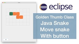 Java Snake 8 | Moving snake with buttons