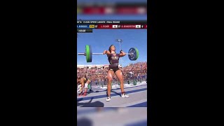 A Smooth 225-lb (102.1 kg) Clean For 20-Year-Old Lauren Fisher