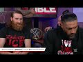 roman reigns wants sami zayn attached to his hip wwe royal rumble 2023 highlights