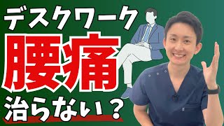 デスクワークによる腰痛は姿勢だけでは治らない…その理由と対策とは | 大阪府 高槻市 ユーカリ整体院