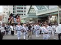 2014国民文化祭 フィナーレ土崎曳山祭り 広小路曳山運行２