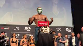 UFC 235 Weigh In Tyron Woodley vs Kamaru Usman last staredown before FIGHT! UFC 235