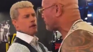 The Rock \u0026 Cody Rhodes Toast After | WWE Monday Night Raw Netflix 01/06/2025