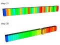 Comparison of bubble sort and quicksort algorithms. VTK Python programming example