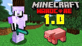 Can You Beat Minecraft Hardcore In Version 1.O?