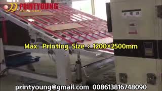 PRY-B400 Semi Automatic 2 Colors Flexo Printing Slotting Die Cutting Machine