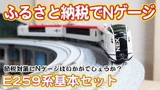 【鉄道模型】ふるさと納税の返礼品としてもらったNゲージ【E259系基本３両セット】