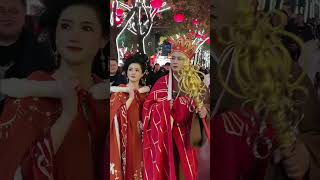 大唐不夜城神还原NPC唐僧和女儿国女王，演绎经典剧情，简直太像了