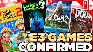 Nintendo Games Confirmed for E3 2019