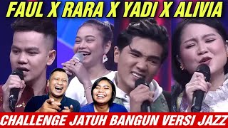 RARA & JAZZNYA KEREEEEEN PARAAAAH‼️Faul X Rara X Yadi X Alivia JATUH BANGUN (JAZZ VERSION)