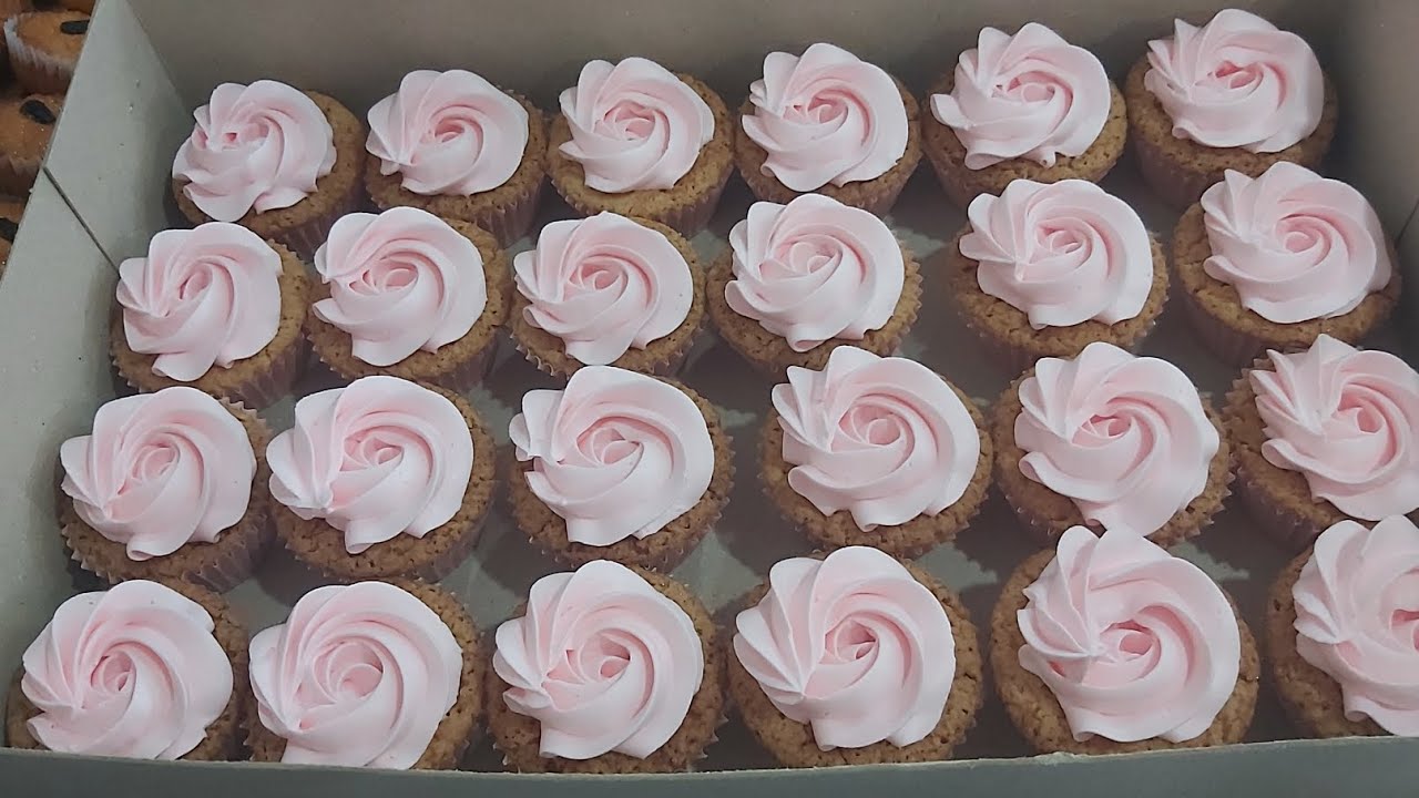 Rosette Cupcakes Pink Motif For My Client ...