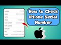 How to Check iPhone Serial Number