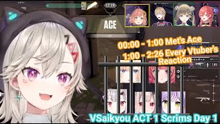 Komori Met Gets an ACE in a 1v4 Against Ayame's Team +9 Vtuber Reactions [Vspo Hololive Nijisanji]