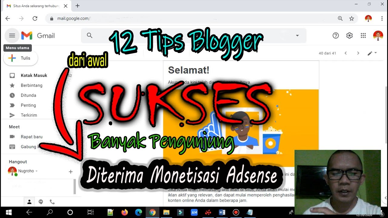 12 Tips Blogger Pemula, Dari Awal Membuat Blog Sampai Diterima ...