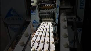 5 rows continuous dough divider rounder for tortilla and burger bun production line