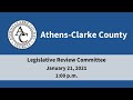 01-21-2021 Legislative Review Committee