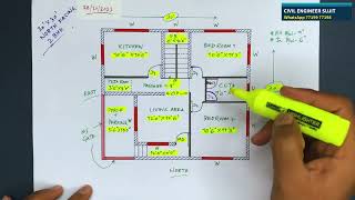 30x30 House Plan | 30x30 Ghar Ka Naksha | 30x30 House Map | 30x30 Makan Ka Naksha