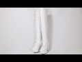 sorbern white matt mid thigh high boots for women 15cm high heels stripper heeled