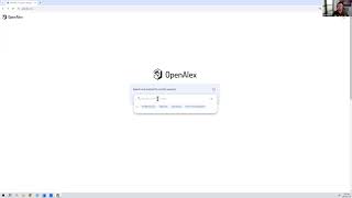 OpenAlex User Interface Walkthrough (Jan 2024)