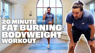 20 Minute Fat Burning Bodyweight Workout | The Body Coach TV