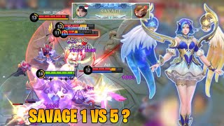 Trying Lunox Libra Revamp, Once Combo Auto Savage!! | Mobile Legends