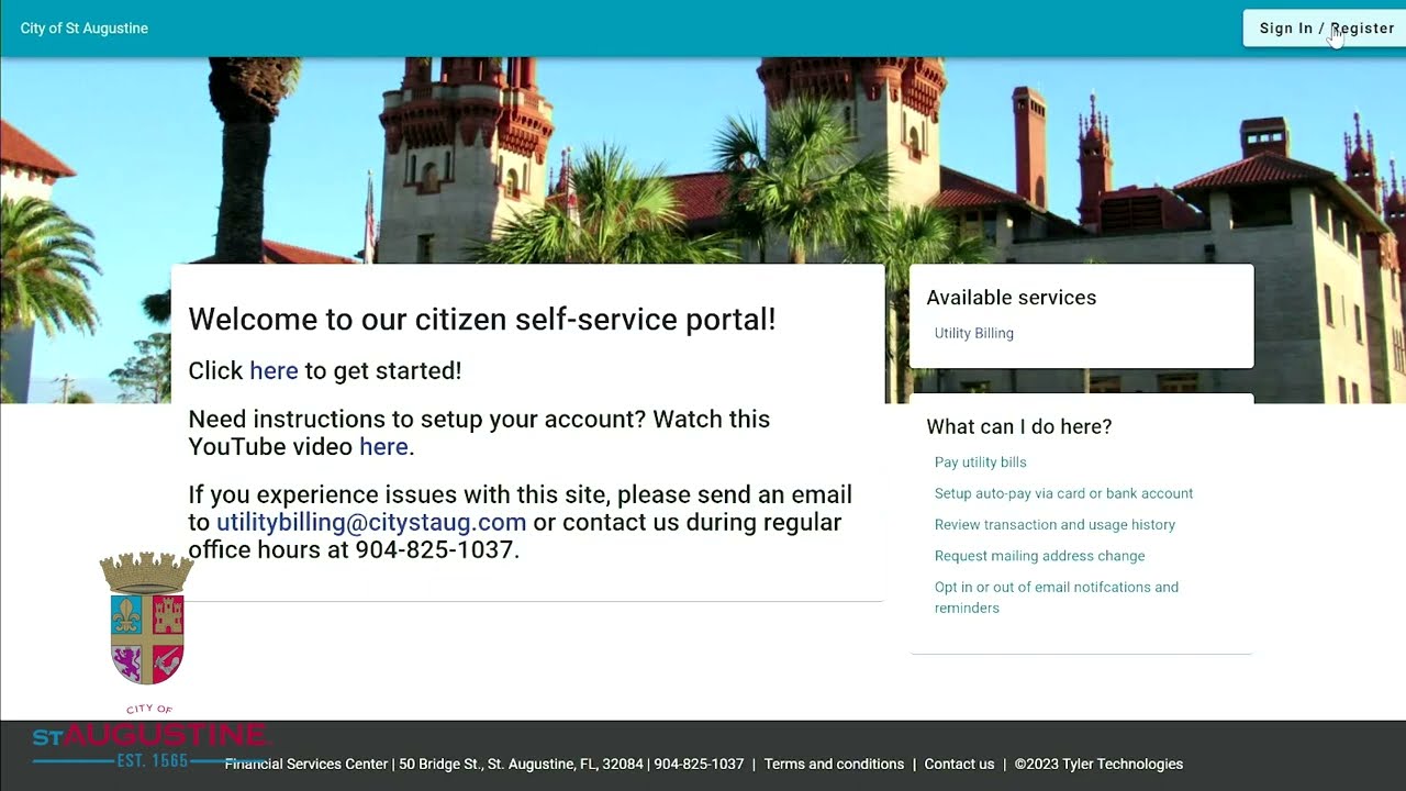 How To: Create A New Account On The Online Citizen Self-service Portal ...