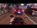 honda cbr600rr exhaust sound tokyo night run