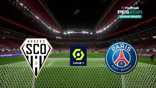 🔴 Angers vs Paris Saint-Germain | French Ligue 1 2022/23 | eFootball PES Gameplay