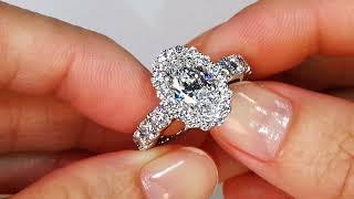 D Flawless Golconda Diamond Ring at 2.13 carats by Kat Florence KF07713