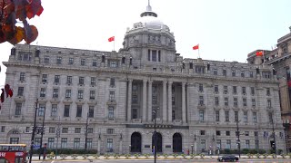 【4K】上海漫步南浦大桥到外滩街景/Shanghai Stroll the Nanpu Bridge to the Bund Street view