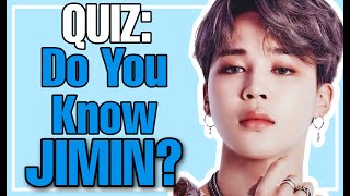 BTS QUIZ / Do You Know JIMIN?